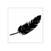 Feather Gummistempel (Prägung)