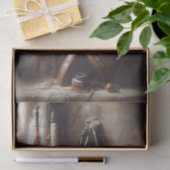 Feather Headdress & Tribal Pot Decoupage Seidenpapier (Geschenk)