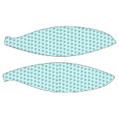 Feather heart in soft green basketball (Panele)