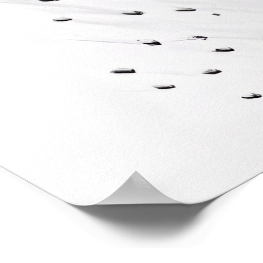 Feather Heart - Lila Poster (Ecke)