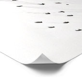 Feather Heart - Red Poster (Ecke)