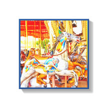 Feather Horse Carousel zum Genussbegehen