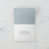 Feather in Beach Grass Beileid Vielen Dank Dankeskarte (Innenseite)