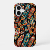Feather iPhone Case 16 Hülle (Rückseite)