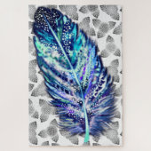 Feather Jigsaw Puzzle Geschenk (Vertikal)