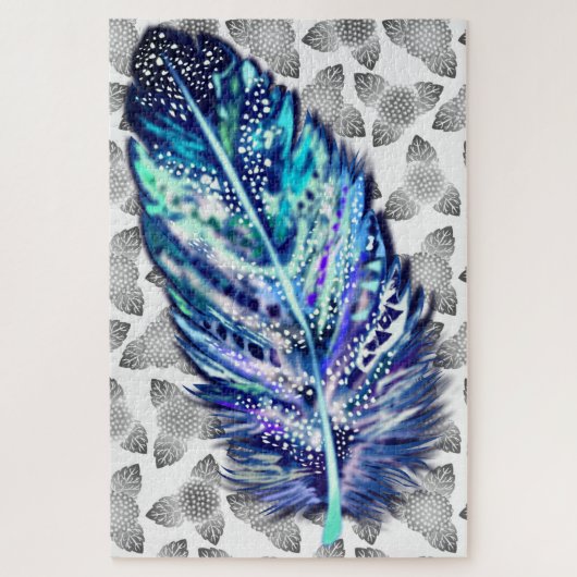 Feather Jigsaw Puzzle Geschenk (Vertikal)