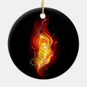 Feather Keramik Ornament (Hinten)