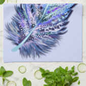 Feather Kitchen Handtuch - Custom Colors (Gefaltet)