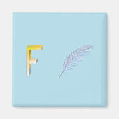 Feather Kühlschrankmagnet (Vorne)