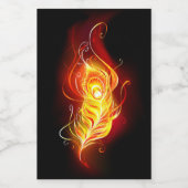 Feather Lebensmitteletikett (Einzelnes Label)