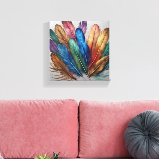 Feather Leinwanddruck (Insitu (Wohnzimmer))