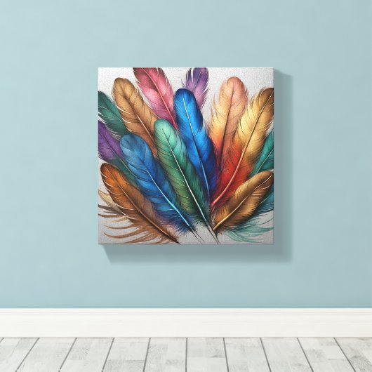 Feather Leinwanddruck (Insitu (Holzboden))