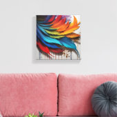 Feather Leinwanddruck (Insitu (Wohnzimmer))