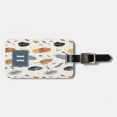 Feather Luggage Tags Gepäckanhänger (Vorderseite horizontal)