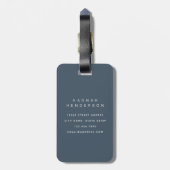 Feather Luggage Tags Gepäckanhänger (Rückseite vertikal)