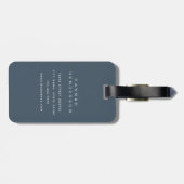 Feather Luggage Tags Gepäckanhänger (Rückseite horizontal)