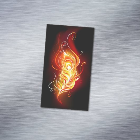 Feather Magnetische Visitenkarte (Beispiel)