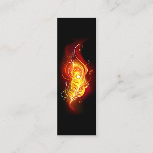 Feather Mini Visitenkarte (Vorderseite)