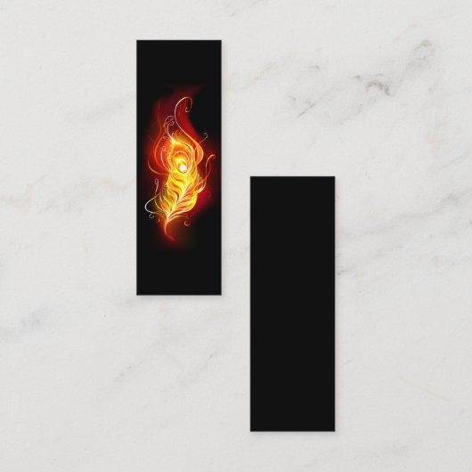 Feather Mini Visitenkarte (Vorne/Hinten)