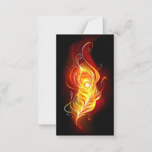 Feather Mitteilungskarte