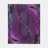 Feather Muster Textur Fleecedecke (Vorderseite)