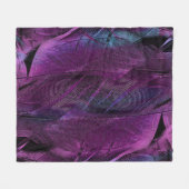 Feather Muster Textur Fleecedecke (Vorderseite (Horizontal))