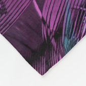 Feather Muster Textur Fleecedecke (Ecke)