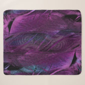 Feather Muster Textur Sherpadecke (Vorderseite (Horizontal))