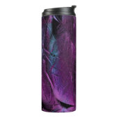Feather Muster Textur Thermosbecher (Nach links gedreht)