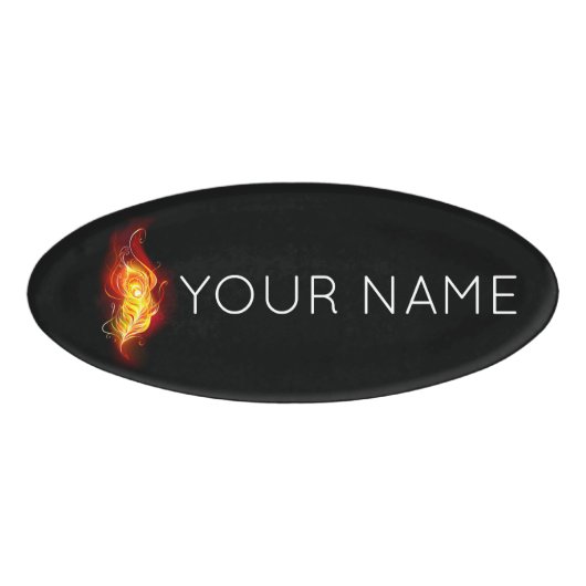 Feather Namenschild (Vorderseite)