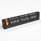 Feather Namensplakette