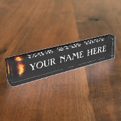 Feather Namensplakette (Seite)