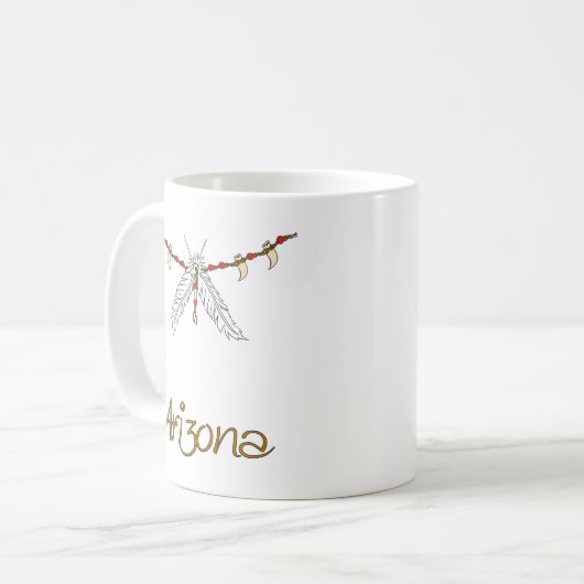 Feather Necklace Kaffeetasse (Vorderseite Links)