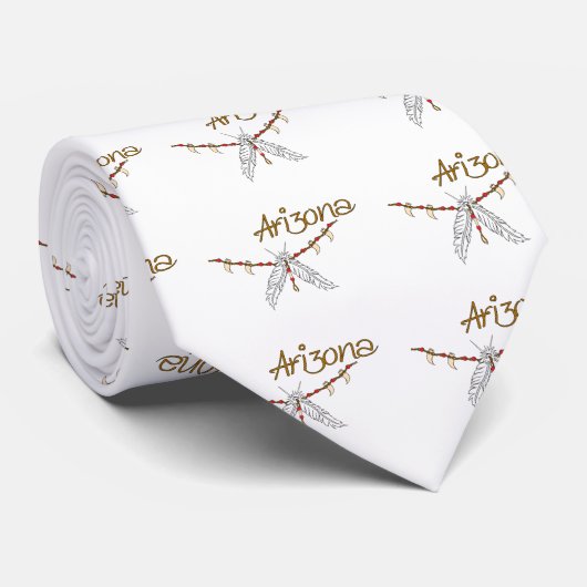 Feather Necklace Krawatte (Gerollt)