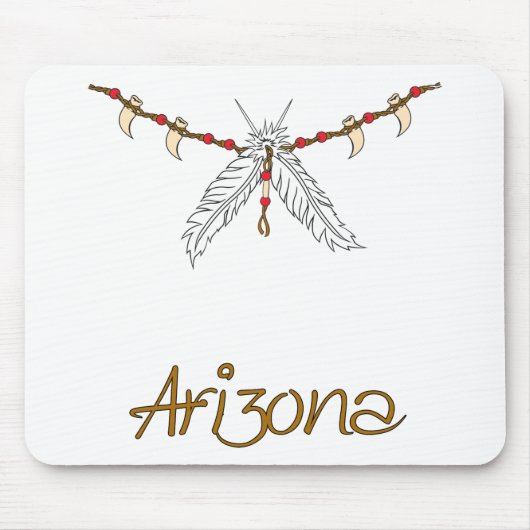 Feather Necklace Mousepad (Vorne)