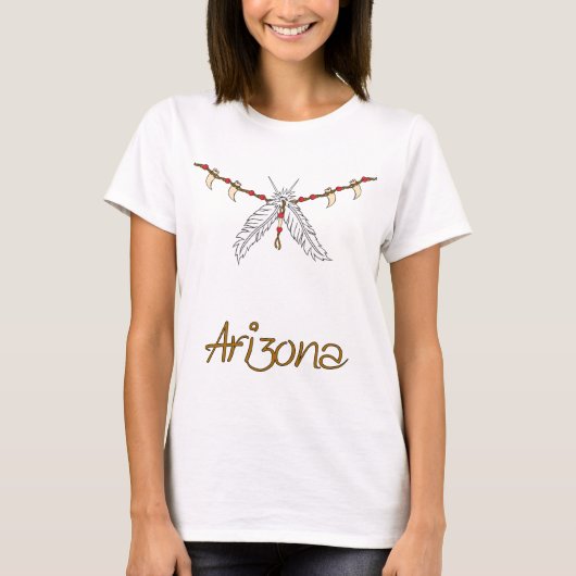 Feather Necklace T-Shirt (Vorderseite)