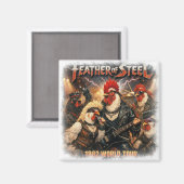 Feather of Steel – 1982 World Tour | Heavy Metal Magnet (Vorderseite/Rückseite)