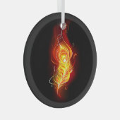 Feather Ornament Aus Glas (Vorderseite Rechts)