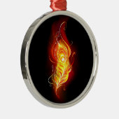 Feather Ornament Aus Metall (Rechts)