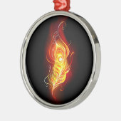 Feather Ornament Aus Metall (Links)