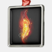 Feather Ornament Aus Metall (Links)