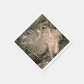 Feather Paper Napkin Serviette (Ecke)