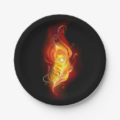 Feather Pappteller (Vorderseite)