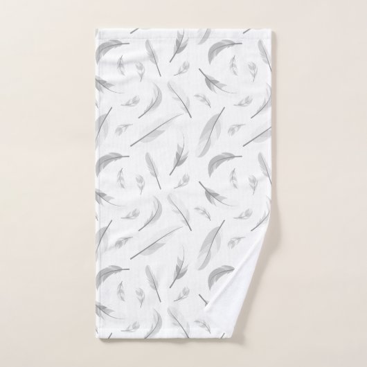 Feather pattern badhandtuch set (Handtuch)