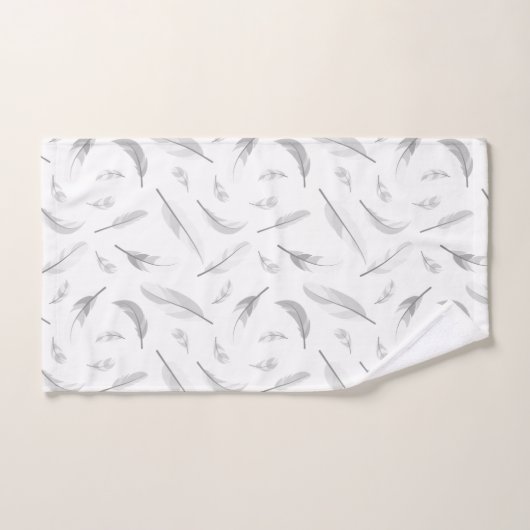 Feather pattern badhandtuch set (Handtuch)