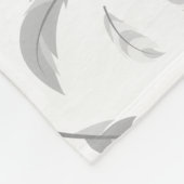 Feather pattern fleecedecke (Ecke)