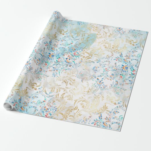 Feather peacock geschenkpapier (Ungerollt)