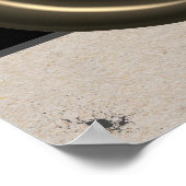 Feather Pen & Inkwell Begrüßungszeichen für Brautp Poster (Ecke)