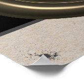 Feather Pen & Inkwell Begrüßungszeichen Poster (Ecke)