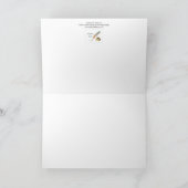 Feather Pen Vielen Dank Grußkarte Dankeskarte (Innenseite)